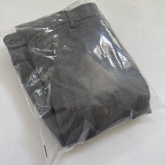 VINTAGE Zanella GRAY Virgin WOOL Trouser Men’s 36x28 Made in ITALY - Picture 11 of 11